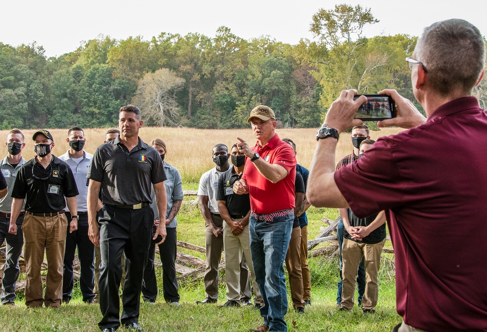 TRADOC Staff Ride focuses on resiliency, mentorship while revisiting Yorktown Battlefields