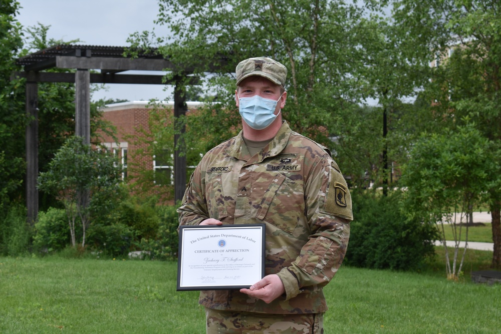 Fort Belvoir Soldier Recovery Unit’s Cpl. Stafford helps transitioning Soldiers during pandemic