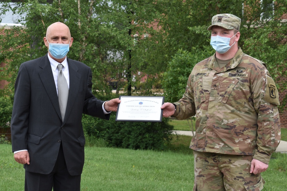 Fort Belvoir Soldier Recovery Unit’s Cpl. Stafford helps transitioning Soldiers during pandemic