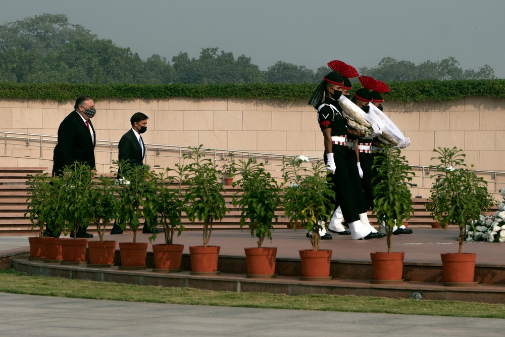 Secretary Pompeo, Esper Participate in 2+2 Ministerial in India