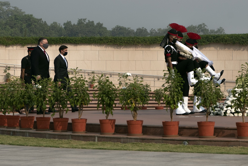 Secretary Pompeo, Esper Participate in 2+2 Ministerial in India