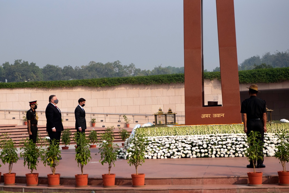 Secretary Pompeo, Esper Participate in 2+2 Ministerial in India