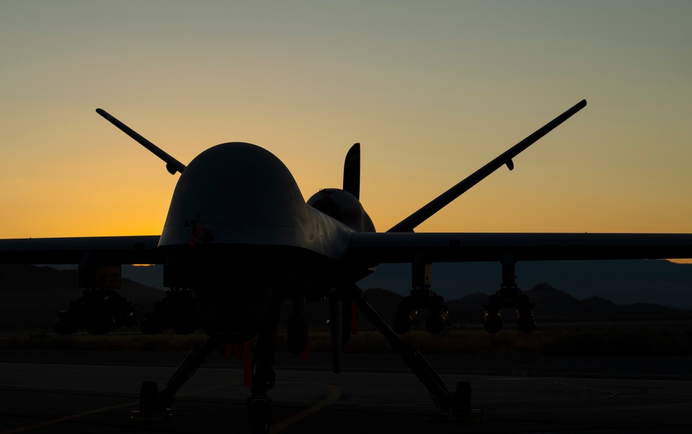 556 TES tests 8 hellfire missiles on MQ-9 Reaper