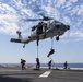 15th MEU Marines fast-rope aboard USS Makin Island