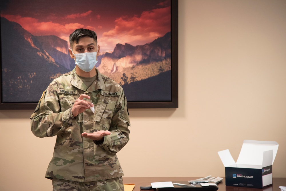 AZNG conducts COVID-19 point-of-care testing system training
