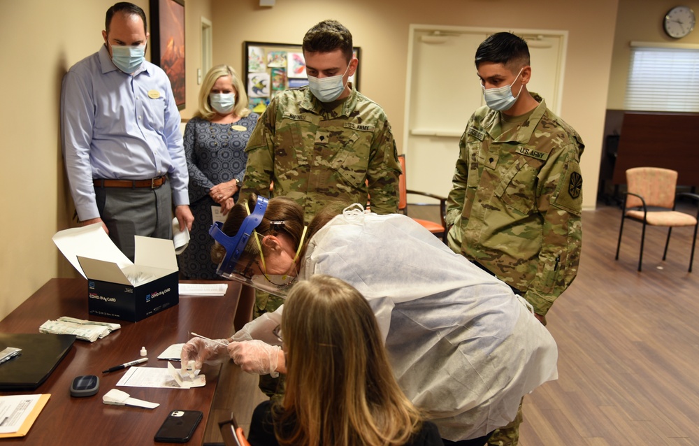 AZNG conducts COVID-19 point-of-care testing system training