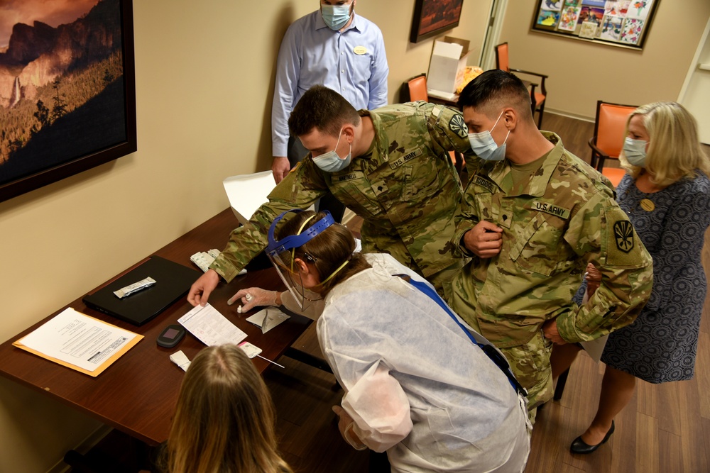 AZNG conducts COVID-19 point-of-care testing system training
