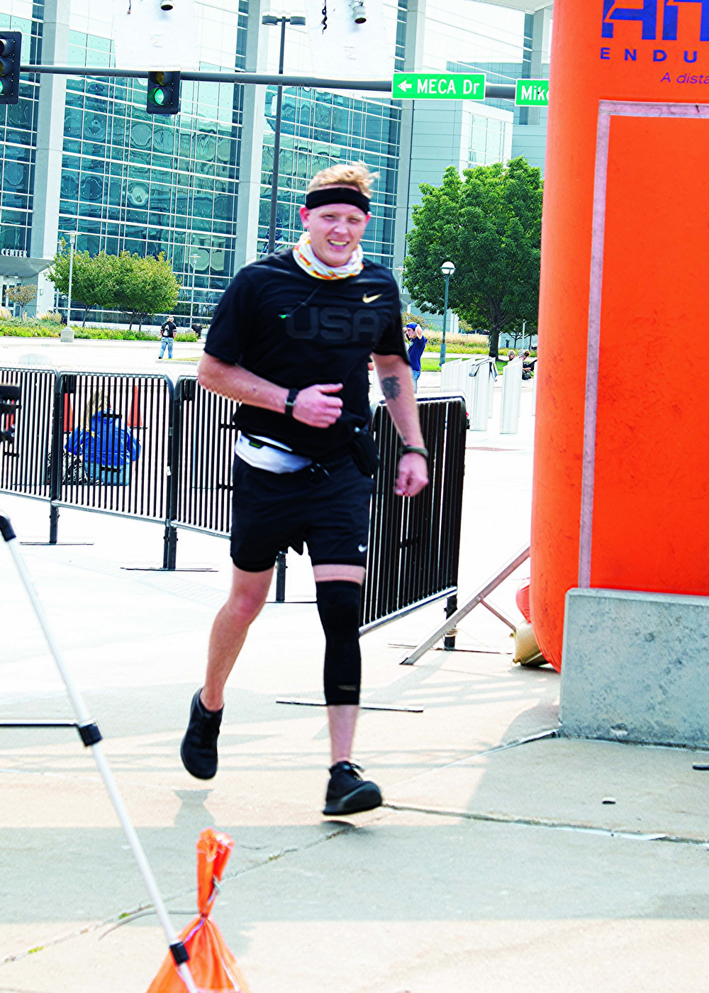 Michigan Soldiers running for their state in the 2020 National Guard marathon