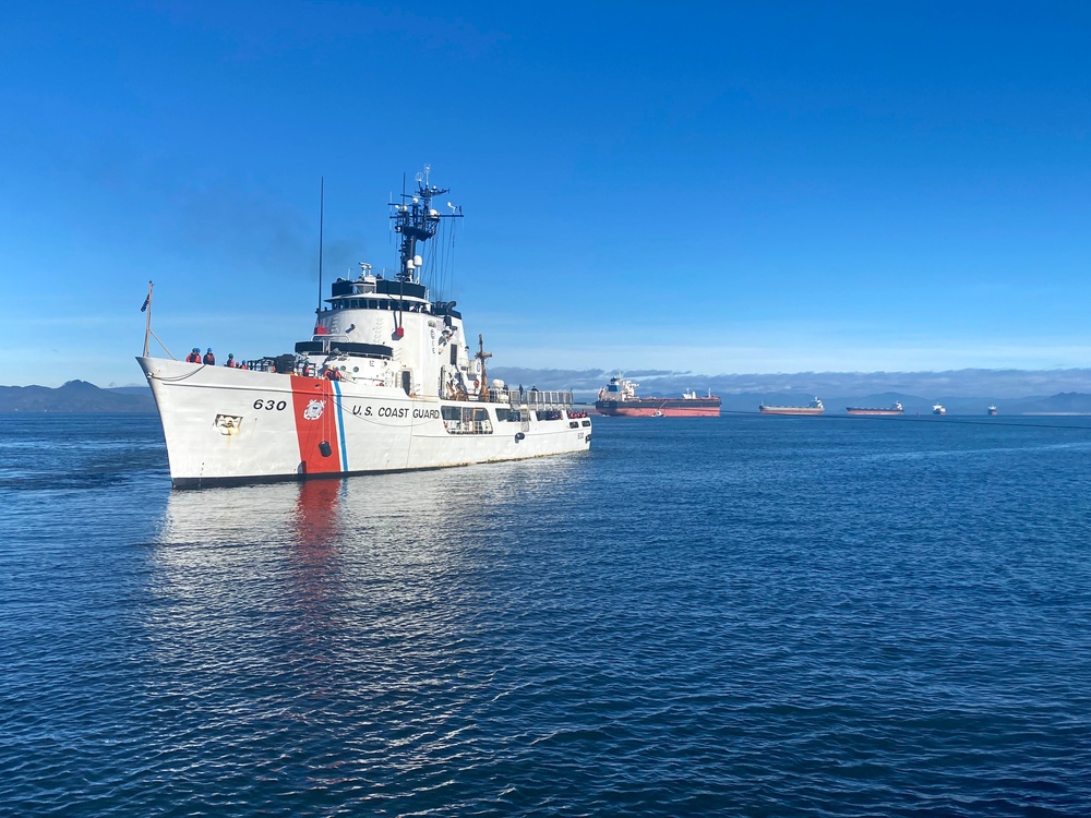 Astoria-based Coast Guard Cutter returns home following 60-day living marine resources patrol along California coast