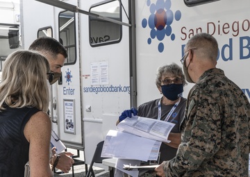 Marines donate blood in memory of Lyanna Fernandez