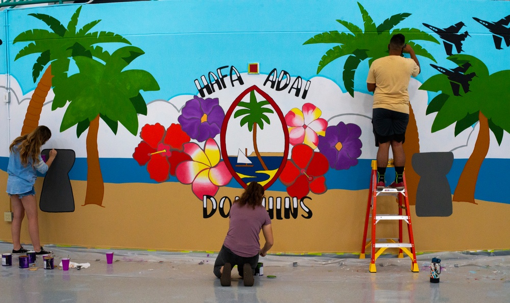 Andersen Elementary School Mural Guam