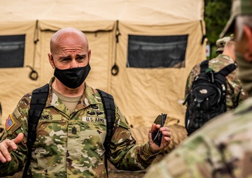 Rear Admiral visits forward Joint Operation Center exercise in Honduras