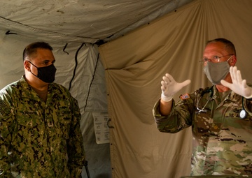 Rear Admiral visits forward Joint Operation Center exercise in Honduras