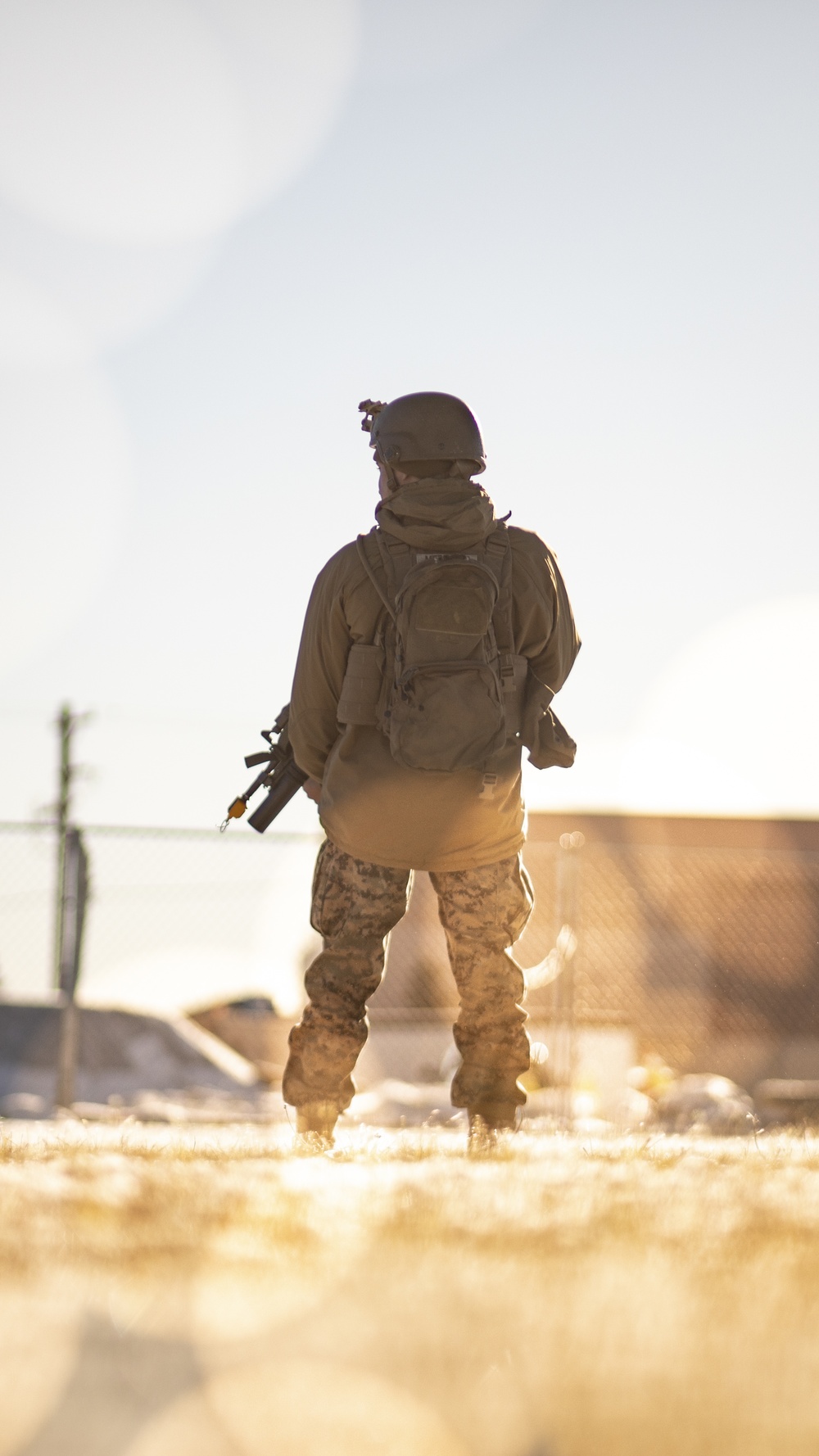 1st ANGLICO, 3rd Special Forces Group (Airborne) train to raid a simulated target