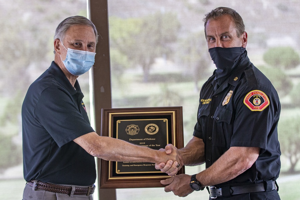 Camp Pendleton Fire Department wins DOD department of the year