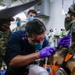 Makin Island ARG, 15th MEU Sailors participate in mass casualty drill
