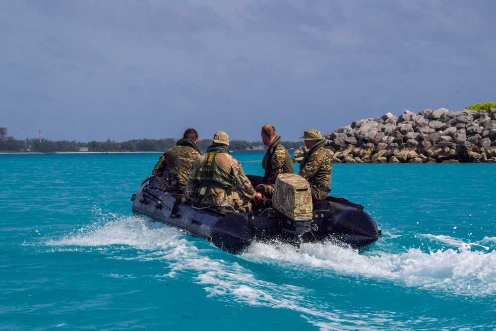 Diego Garcia U.K. Royal Marine Swim Test