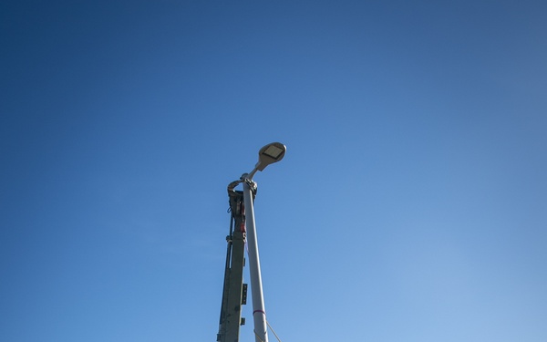 NMCB 133 Continues Enriquez Street Lighting Project