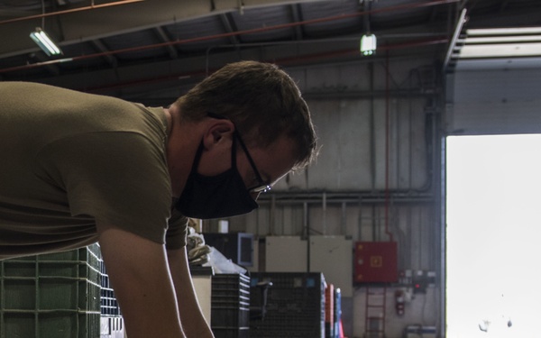 Logistics Airmen inspect and protect