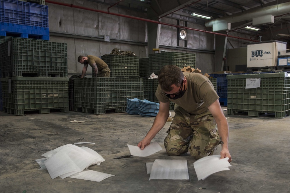 Logistics Airmen inspect and protect