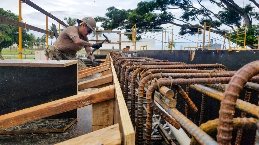Seabees Provide Construction Support to Naval Base Guam