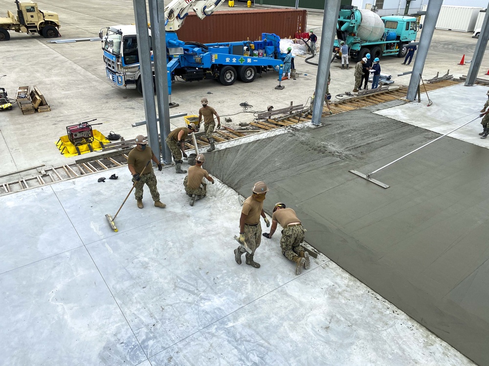 Seabees Construct Warehouse, Maintenance Facility for NBU-7