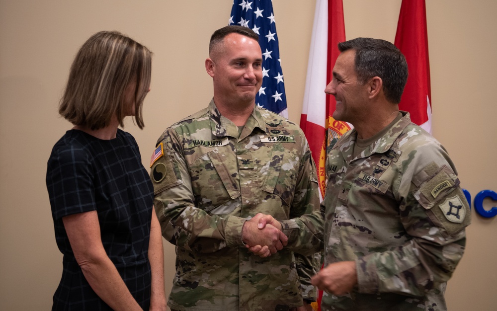 Col. Alexander Harlamor Promotion Ceremony