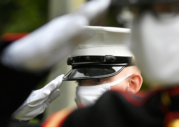 Dressing up tradition: COVID-19 prompts Marines to put polish on ‘Chesty’ Puller event