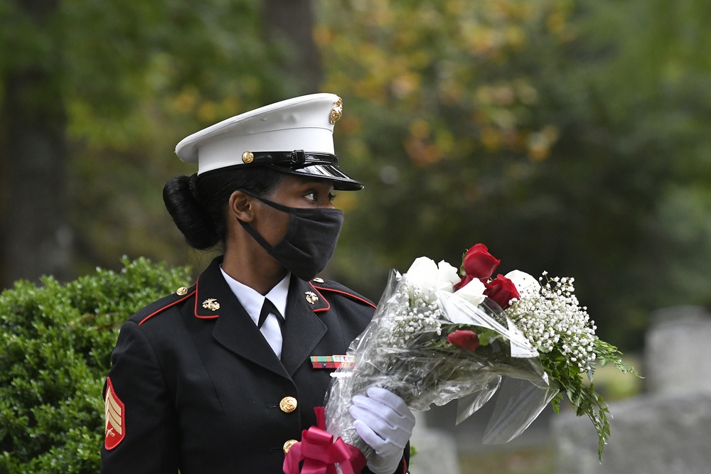 Dressing up tradition: COVID-19 prompts Marines to put polish on ‘Chesty’ Puller event