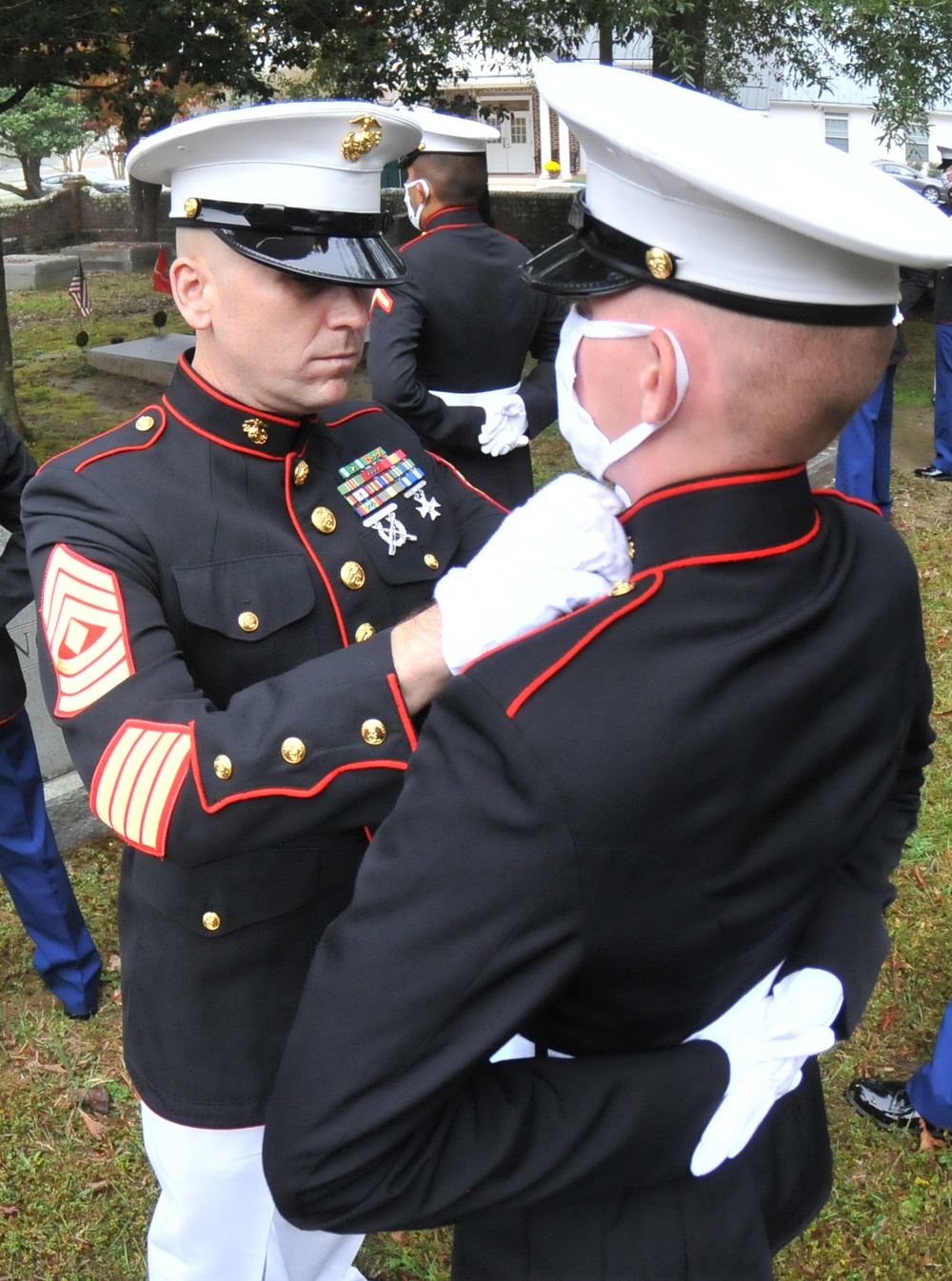 Dressing up tradition: COVID-19 prompts Marines to put polish on ‘Chesty’ Puller event
