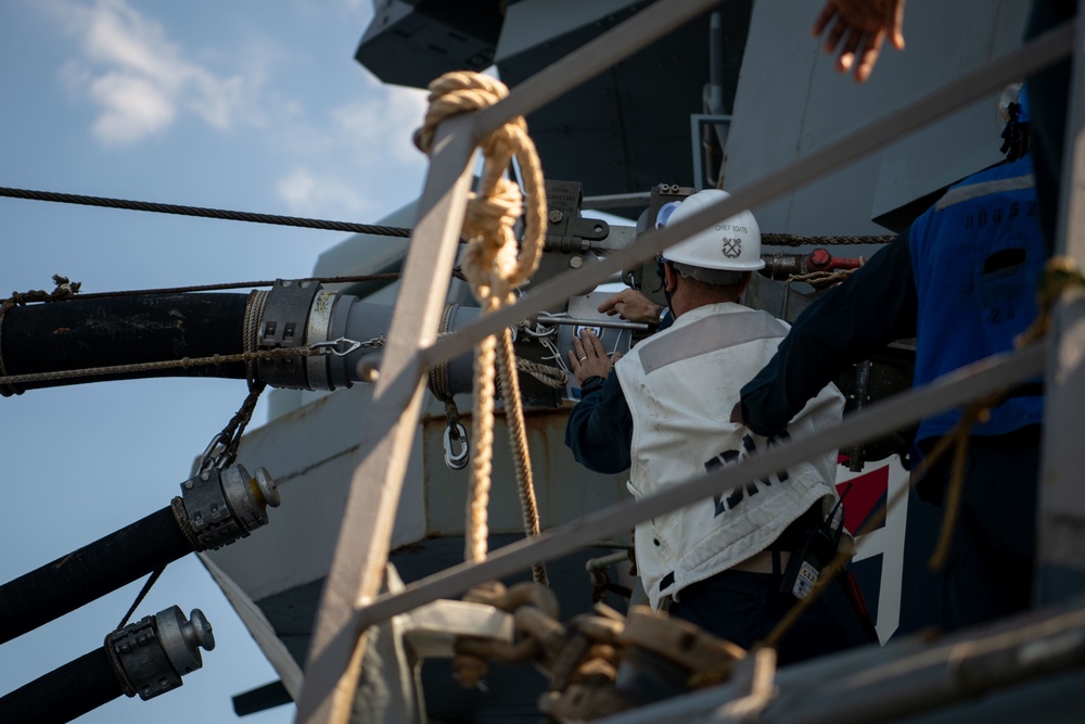 KEEN SWORD 21 - U.S. Navy/JMSDF Replenishment at Sea