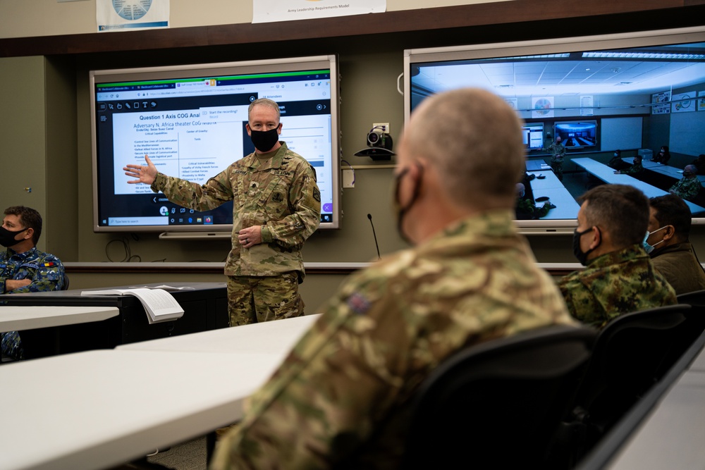 International military leaders tour Army University