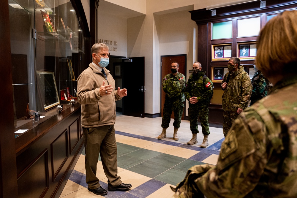 International military leaders tour Army University