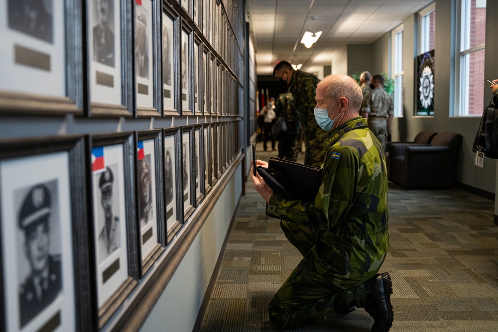 International military leaders tour Army University