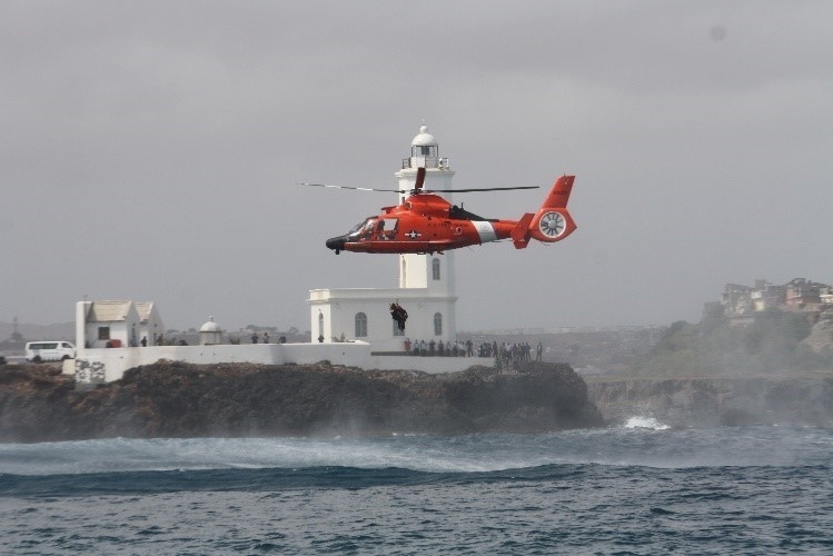 U.S. Coast guard Cutter Bear helicopter crew