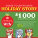 Sweet Holiday Memories Can Mean a $1,000 Gift Card in the Exchange’s Lifesavers Storybook Sweepstakes