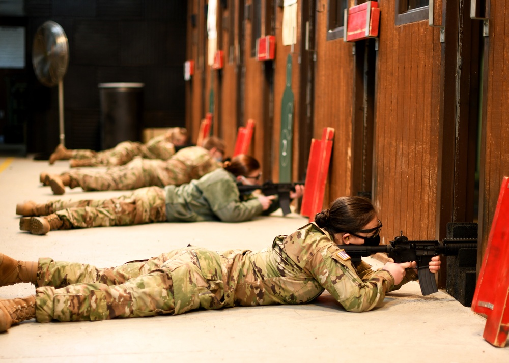 Air Force combat arms keeps Army cadets sharp on weapons skills