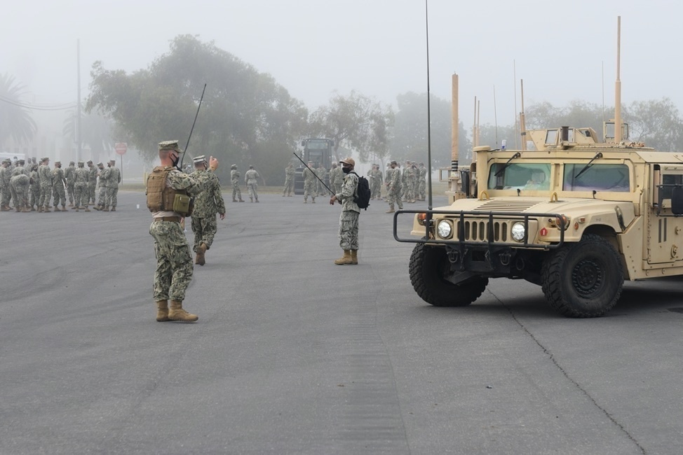 Naval Mobile Construction Battalion FOUR conducts a Field Training Exercise (FTX)