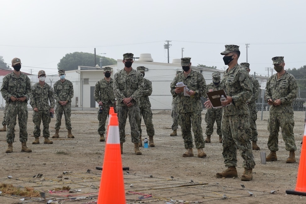 Naval Mobile Construction Battalion FOUR conducts a Field Training Exercise (FTX)