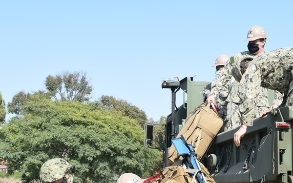 Naval Mobile Construction Battalion FOUR conducts a Field Training Exercise (FTX)