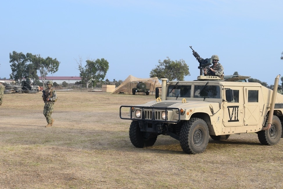 Naval Mobile Construction Battalion FOUR conducts a Field Training Exercise (FTX)