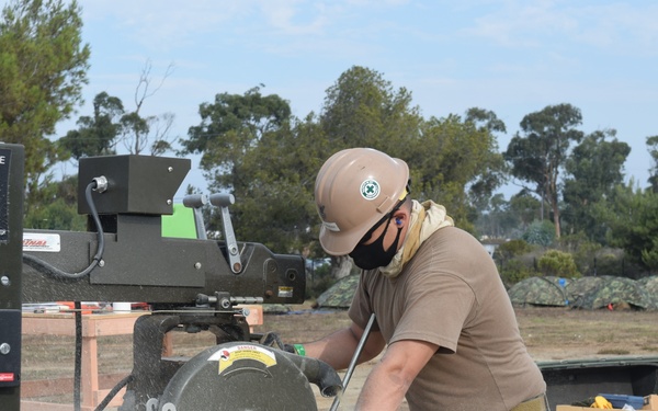 Naval Mobile Construction Battalion FOUR conducts a Field Training Exercise (FTX)