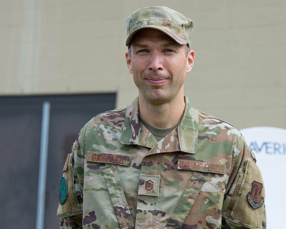 Air Force Master Sgt. Garceau Portrait
