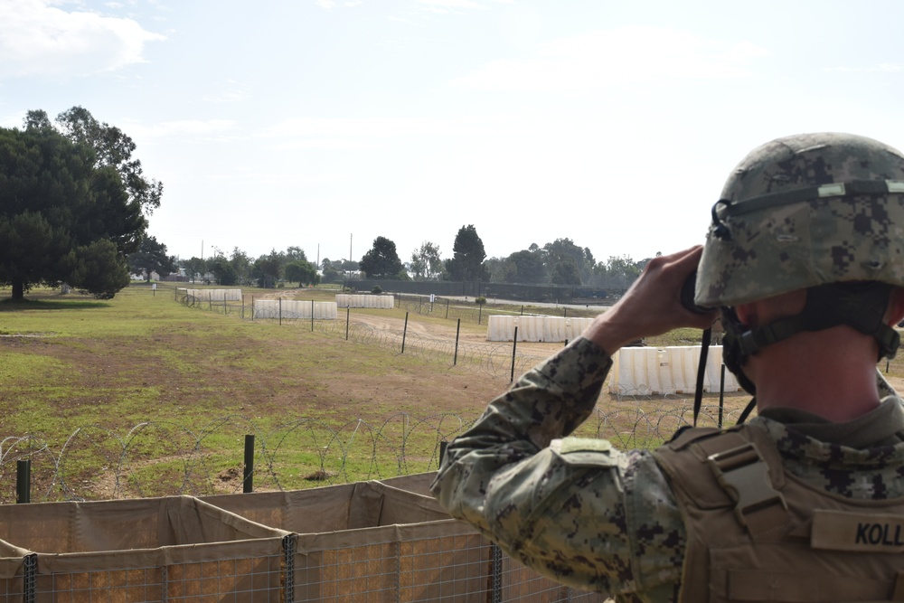 Naval Mobile Construction Battalion FOUR conducts a Field Training Exercise (FTX)