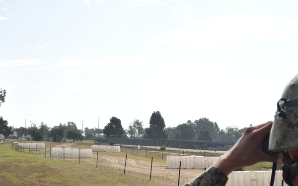Naval Mobile Construction Battalion FOUR conducts a Field Training Exercise (FTX)