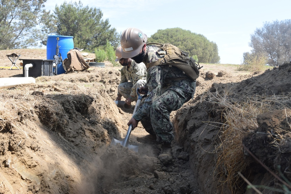 Naval Mobile Construction Battalion FOUR conducts a Field Training Exercise (FTX)