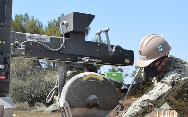 Naval Mobile Construction Battalion FOUR conducts a Field Training Exercise (FTX)