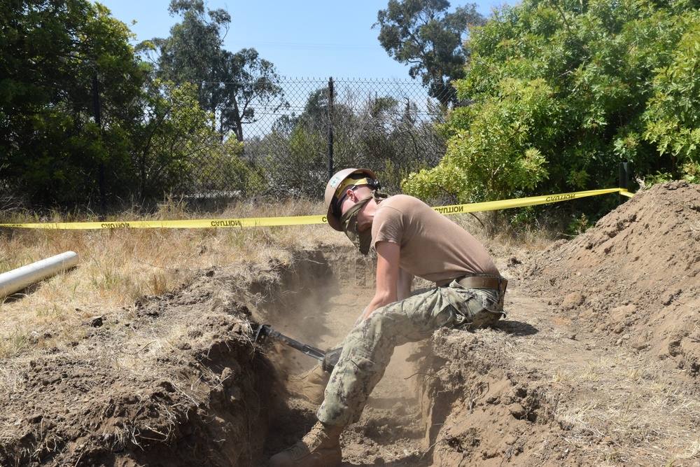 Naval Mobile Construction Battalion FOUR conducts a Field Training Exercise (FTX)