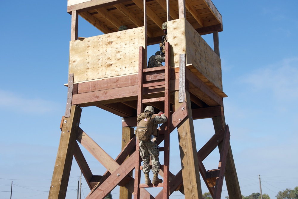 Naval Mobile Construction Battalion FOUR conducts a Field Training Exercise (FTX)