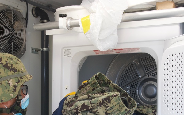 Naval Mobile Construction Battalion FOUR conducts a Field Training Exercise (FTX)